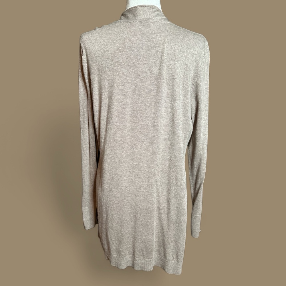 Whbm Open Front Cardigan, Size L - image 4